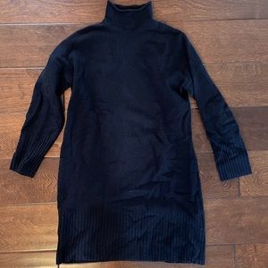 Whistles navy sweater dress